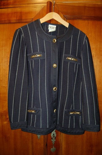 Liola giacca blu riga - liola,, giacca,