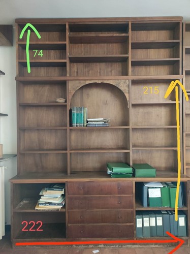Blocco libreria legno - blocco,