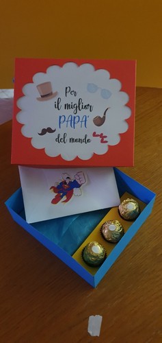 Cofanetto festa papa mamma