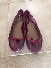 Ballerine bambina ZARA Nr 30 Nere Usate Pochissimo COLORE Bordeux