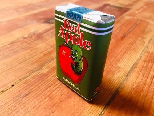 Red apple menthol cigarette - apple,