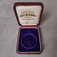 Vintage box for Longines 8 Grand Prix D'Honneur 100x80mm Pocket Watch 50mm