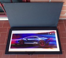 LAMBORGHINI Huracán L63 MITJA BORKERT - Stampa su Plexiglass 55x25 cm in BOX