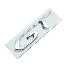 Logo Emblème GT Argent Chrome pour Peugeot 208 308 508 2008 3008 5008