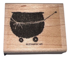 Stampin Up Baby Carriage Buggy