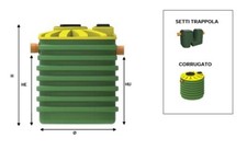 DEGRASSATORE ATTIVITA' PRODUTTIVE  ROTOTEC VARIE MISURE DEPURAZIONE