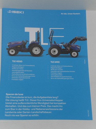 Brochure trattori iseki - brochure,