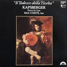 Kapsberger: Il Tedesco Della Tiorba, Pieces For Lute, Paul O'Dette, LP