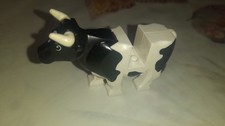 LEGO n 1 mucca cow animale USATA 64452pb02c01  64452pb02 fattoria cow2
