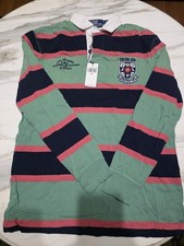 Polo Ralph Lauren Rugby Camicia Uomo Taglia Media Manica Lunga