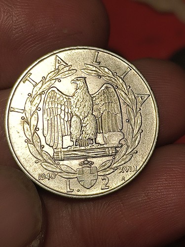 Lira 1940 xviii vittorio - 2,