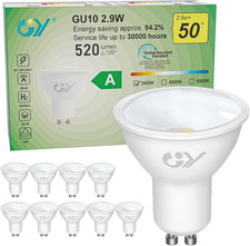 LED GU10, 2.9W Equivalente a