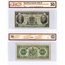 $5 1935 Royal Bank of Canada