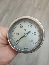 Termometro Bimetallico  Cewal Industriale.  500 C° .