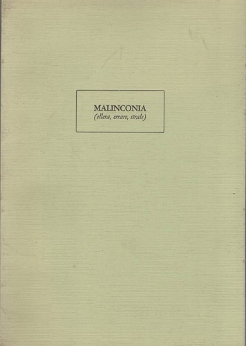 Malinconia ellera errare - malinconia, (ellera,
