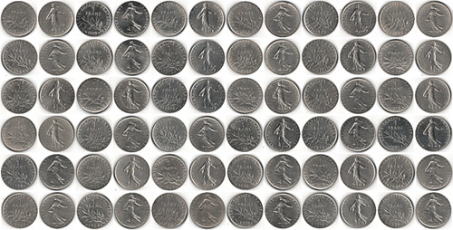Francia franc dal 1960 - franc,