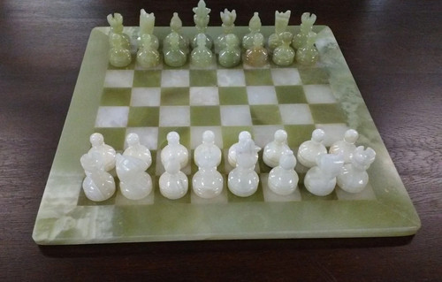 Set scacchi pietra onice - pietra,
