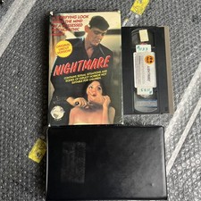 Nightmare Vhs 1981 Slasher Horror Big Box Romano Scavolini