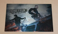 Homefront The Revolution rara targa/insegna promozionale in metallo 