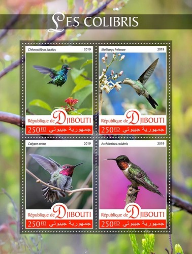 Francobolli colibrì colibri - francobolli,