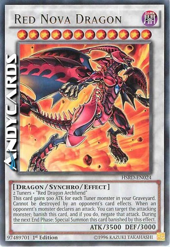 Red nova dragon - red, (drago