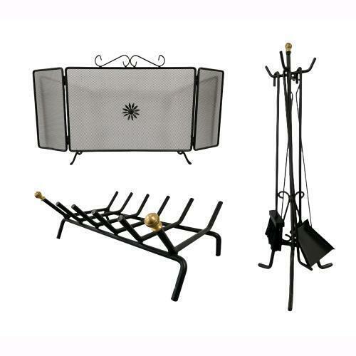 Set camino ferro battuto - camino,