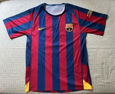 Replica Maglia Barcellona 2005/2006 - Ronaldinho 10 - Taglia L