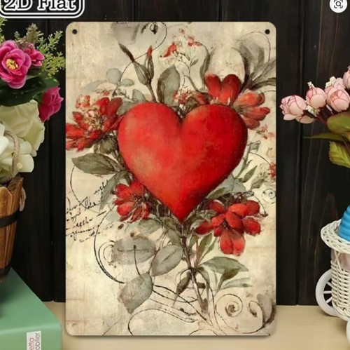 Insegna artistica metallo