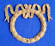 Cornice tonda stile liberty dorata inizio '900