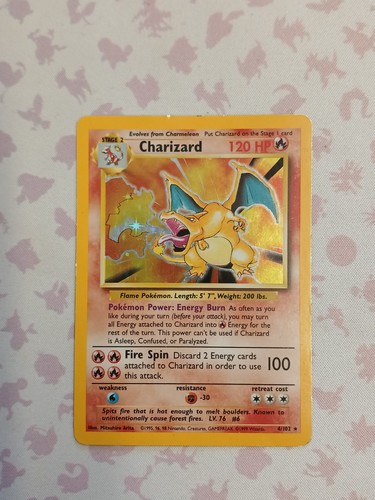 Charizard 102 base set - base, holo