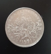 FRANCIA - 5 FRANCHI - 1971 -