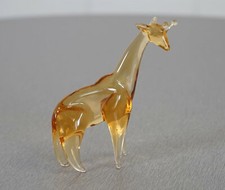 Statua giraffa in vetro di