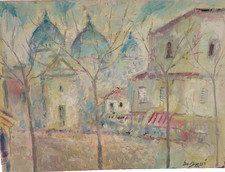 dipinto olio su tavola di