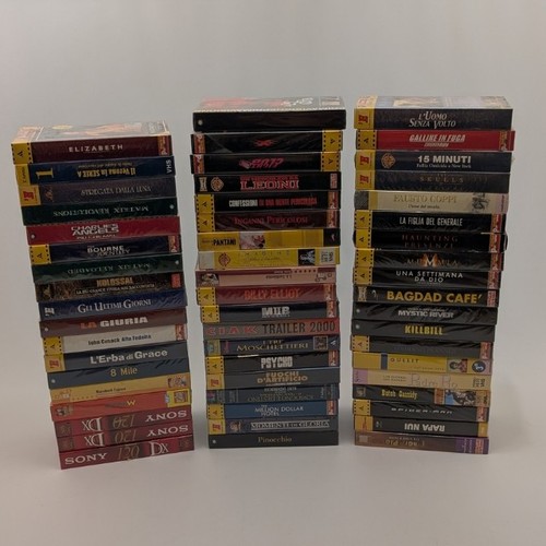 Lotto vhs nuove - lotto, 58