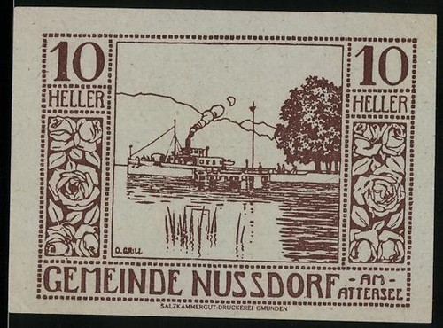 Notgeld nußdorf attersee - nußdorf, am