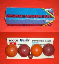 SUPERNOVA BOCCE PROFESSIONALI PERFETTA CAMPIONI SVIZZERA 83 ARGENTINA 87