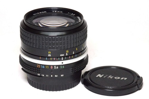 Obiettivo manuale nikkor28mm - manuale,