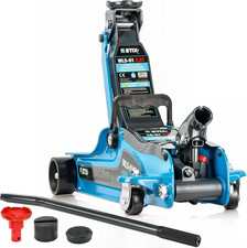 Cric Sollevatore Idraulico 2,5T - Idraulico a Carrello LS-01 per Auto Sportive E