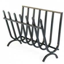 BRUCIALEGNA A CULLA CRUCCOLINI varie misure in ferro battuto per camino