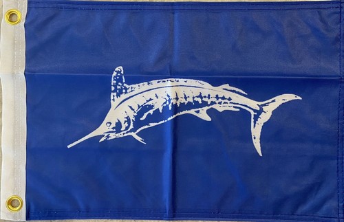 Bandiera cattura marlin bianca - cattura,