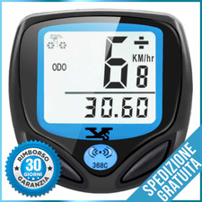 Contachilometri Tachimetro Bici SENZA FILI conta chilomentri wireless bicicletta