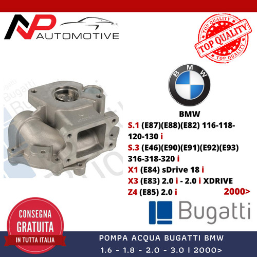 Pompa acqua bmw e87 e88 - acqua,