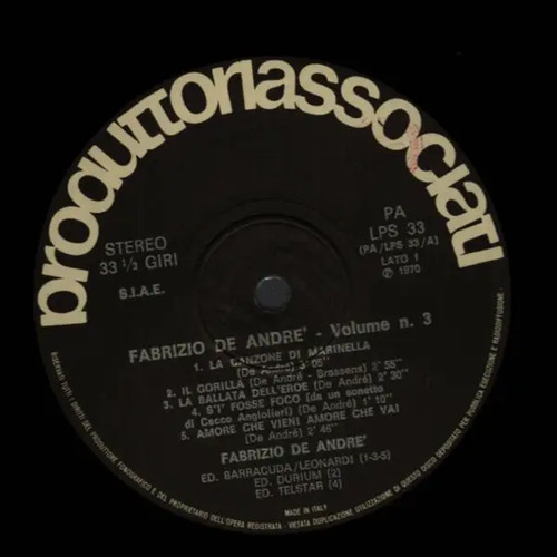 Fabrizio andré volume - de,