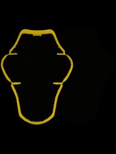 SPIDI - PARASCHIENA INSERTO LIV.2 WARRIOR - NERO/GIALLO