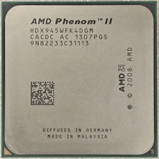 AMD Phenom II X4 945 Processore Quad Core 3,0 GHz, Socket AM2+/AM3, CPU 95W