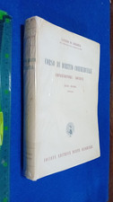 LIBRO; Corso di diritto commerciale Imprenditori - Alfredo De Gregorio 1958