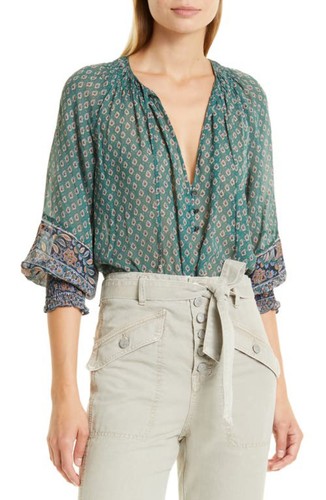Blusa seta con - blusa,