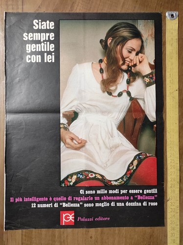 Pubblicità vintage del 1970