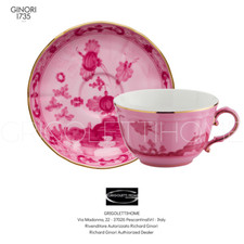 Richard Ginori - Oriente Italiano Porpora - tazza tè con piatto - 220 ml