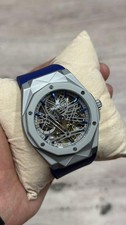 Orologio Uomo Hublot Classic Fusion Blu con Lancette Argento - 525.NX.0170.LR